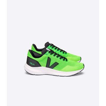 Green Women's Veja MARLIN V-KNIT Running Shoes | AU 375WNB